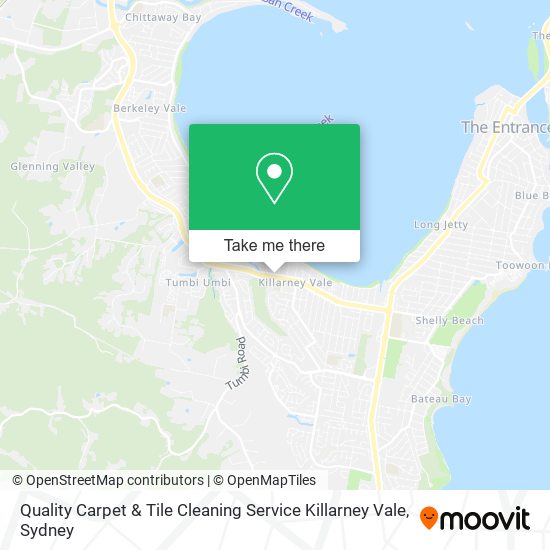 Mapa Quality Carpet & Tile Cleaning Service Killarney Vale