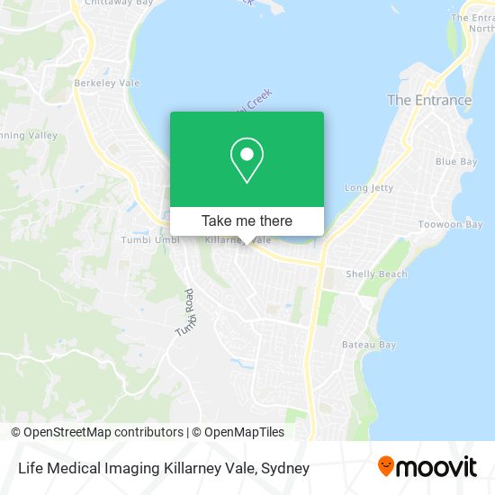Life Medical Imaging Killarney Vale map