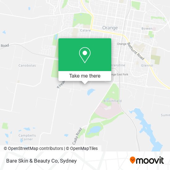 Bare Skin & Beauty Co map