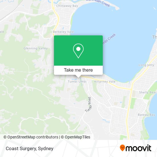 Coast Surgery map