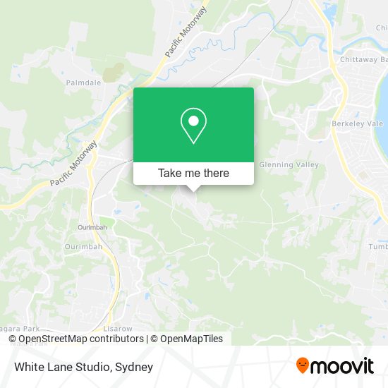 White Lane Studio map