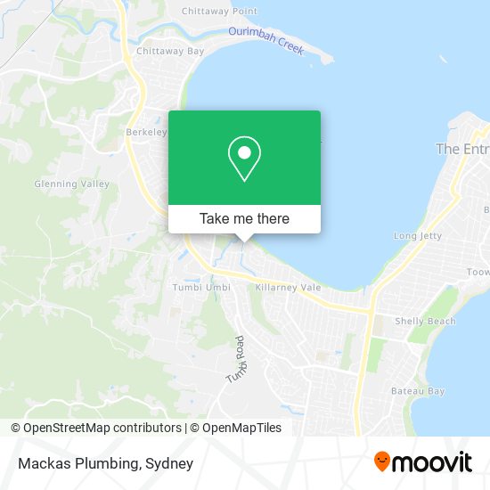 Mackas Plumbing map