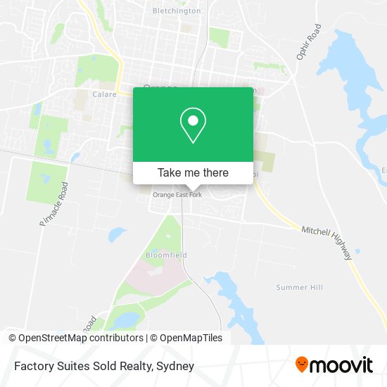 Factory Suites Sold Realty map
