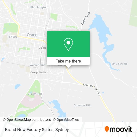 Brand New Factory Suites map
