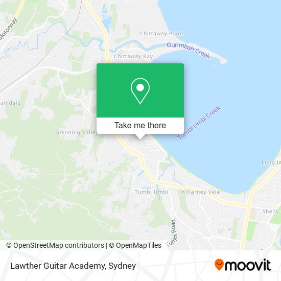 Mapa Lawther Guitar Academy