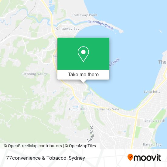 77convenience & Tobacco map