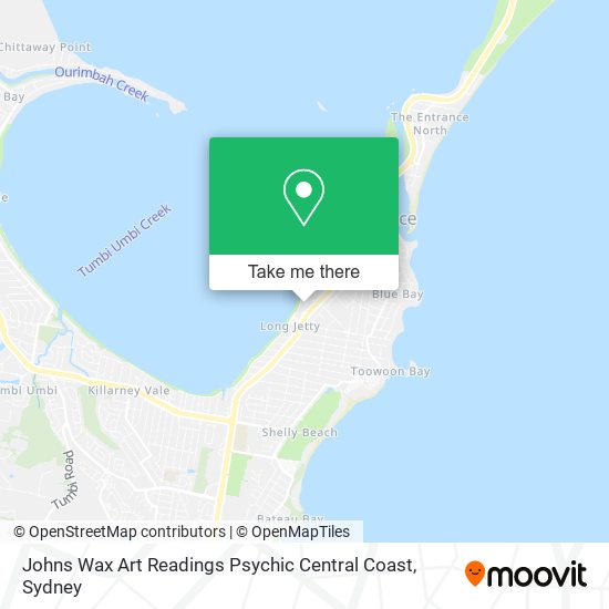 Johns Wax Art Readings Psychic Central Coast map