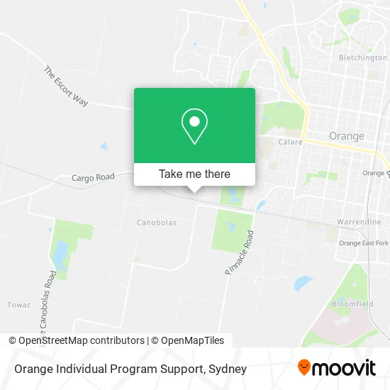 Mapa Orange Individual Program Support