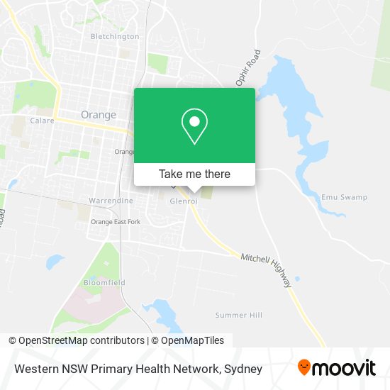 Western NSW Primary Health Network map