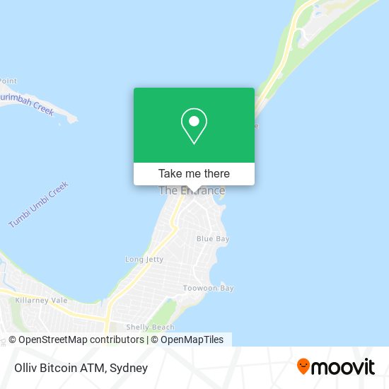 Mapa Olliv Bitcoin ATM