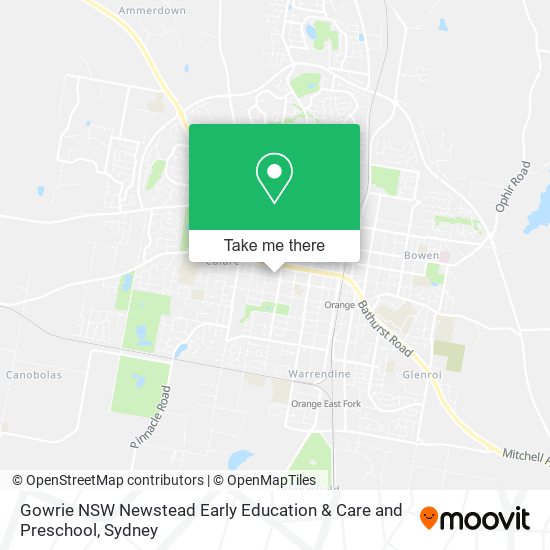 Gowrie NSW Newstead Early Education & Care and Preschool map