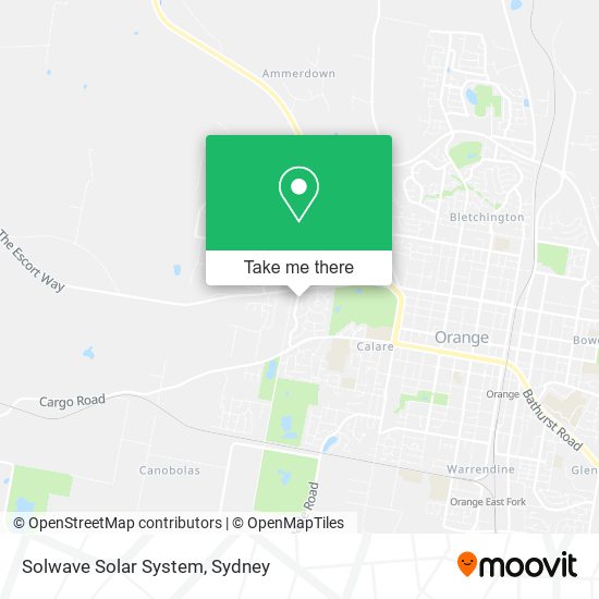 Mapa Solwave Solar System