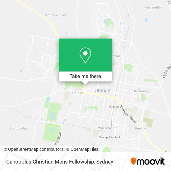 Canobolas Christian Mens Fellowship map