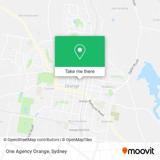 One Agency Orange map
