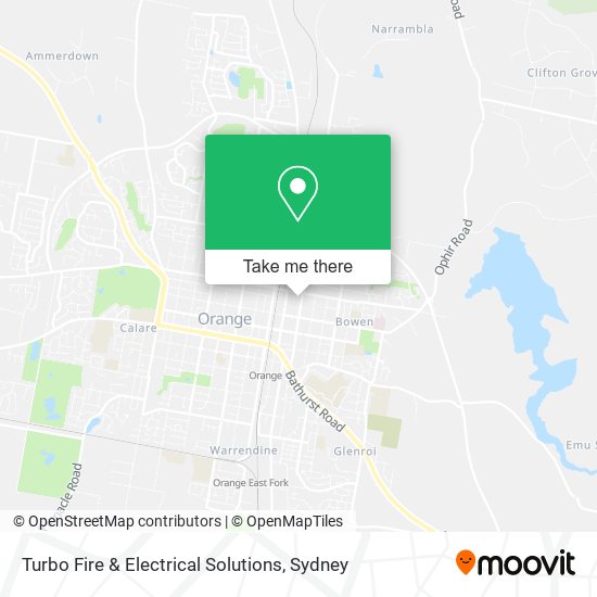 Turbo Fire & Electrical Solutions map