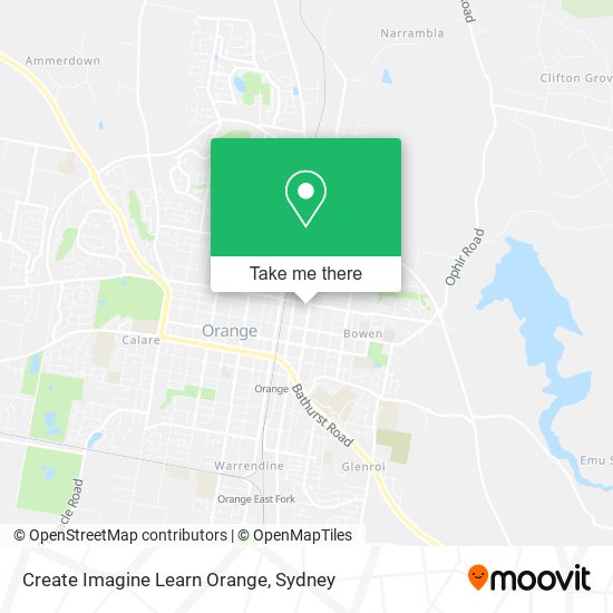 Create Imagine Learn Orange map