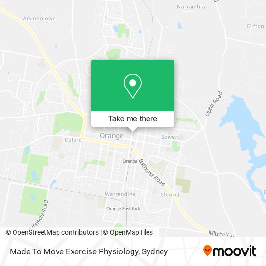 Made To Move Exercise Physiology map