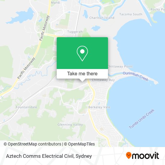 Aztech Comms Electrical Civil map