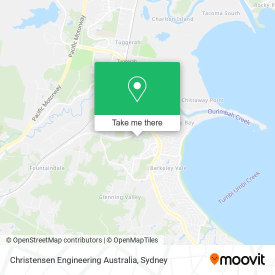 Christensen Engineering Australia map
