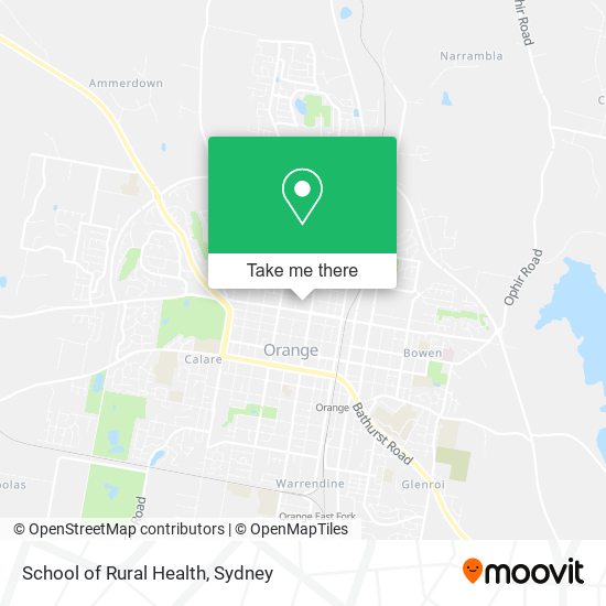 School of Rural Health map