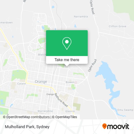 Mulholland Park map