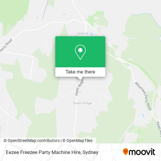 Eezee Freezee Party Machine Hire map