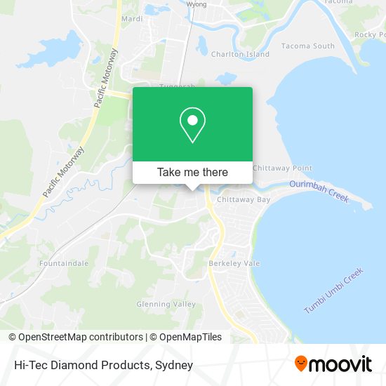 Hi-Tec Diamond Products map