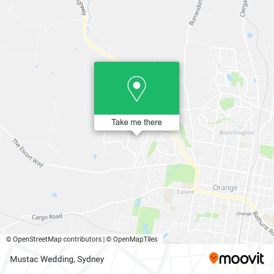 Mustac Wedding map