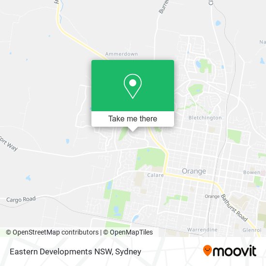 Mapa Eastern Developments NSW