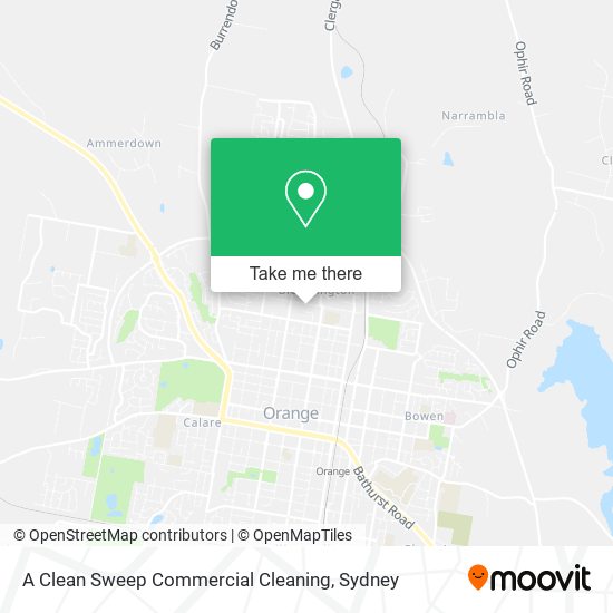 A Clean Sweep Commercial Cleaning map