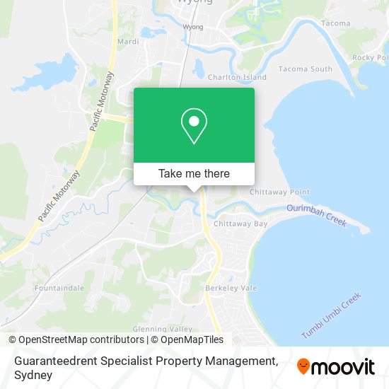 Mapa Guaranteedrent Specialist Property Management