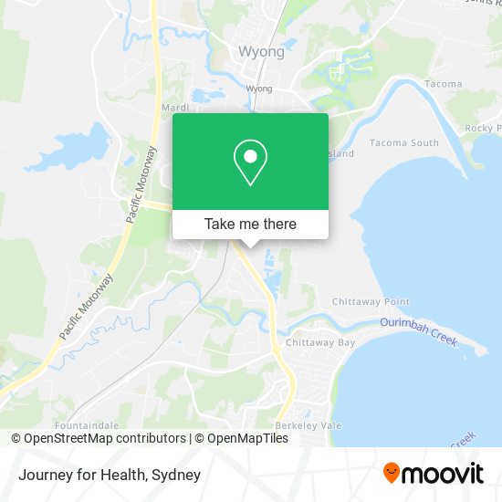 Mapa Journey for Health