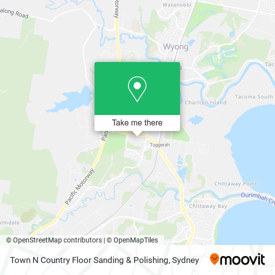 Town N Country Floor Sanding & Polishing map