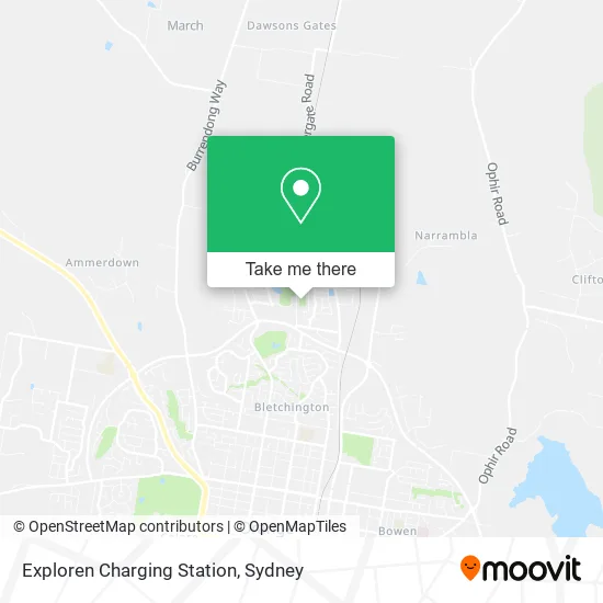 Exploren Charging Station map