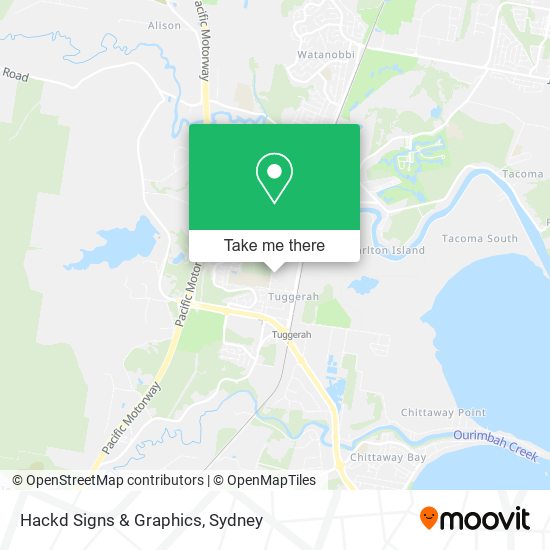 Hackd Signs & Graphics map