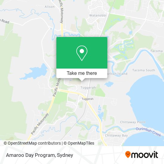 Amaroo Day Program map