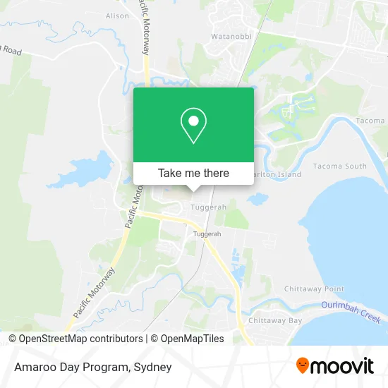 Mapa Amaroo Day Program