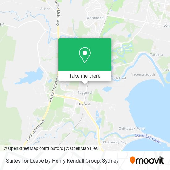 Suites for Lease by Henry Kendall Group map