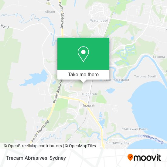 Trecam Abrasives map