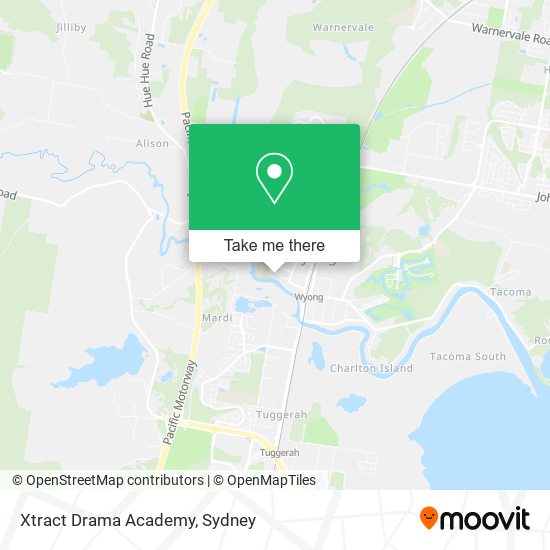 Xtract Drama Academy map