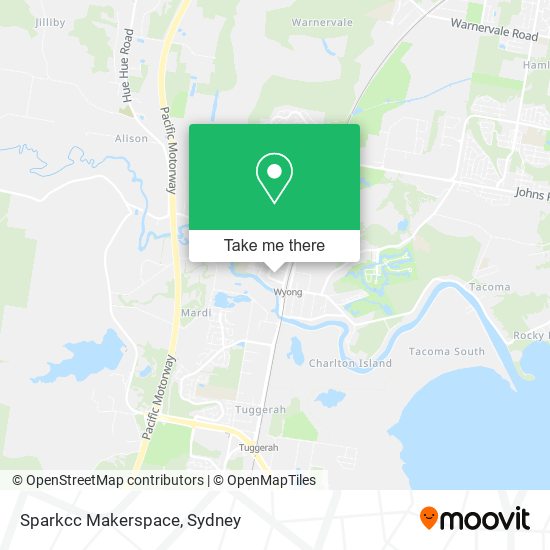 Sparkcc Makerspace map