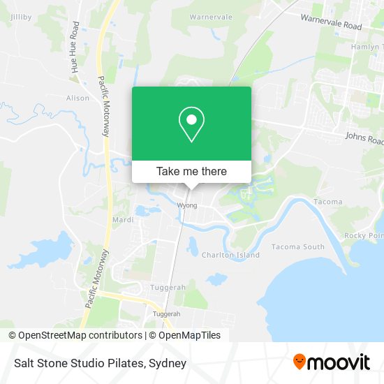 Salt Stone Studio Pilates map