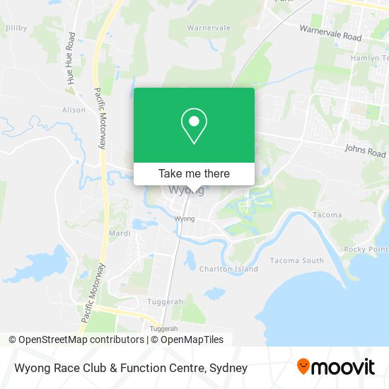 Wyong Race Club & Function Centre map