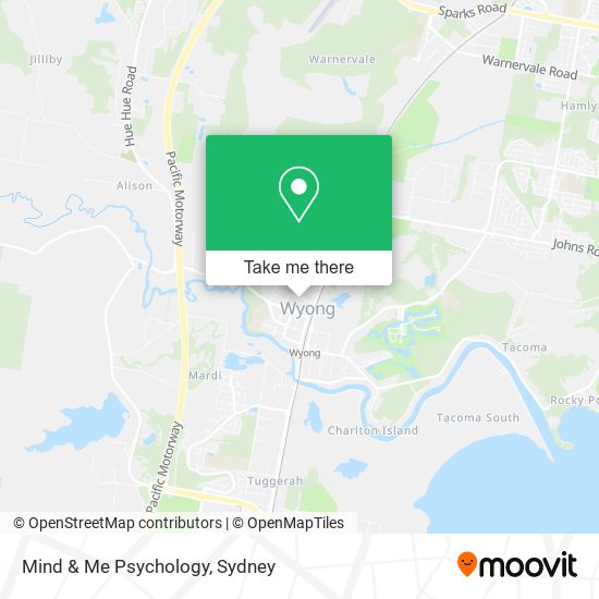 Mind & Me Psychology map