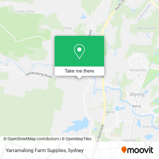Yarramalong Farm Supplies map