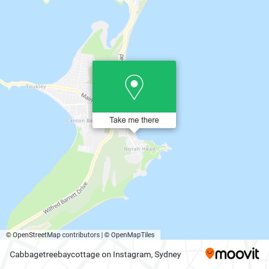 Cabbagetreebaycottage on Instagram map