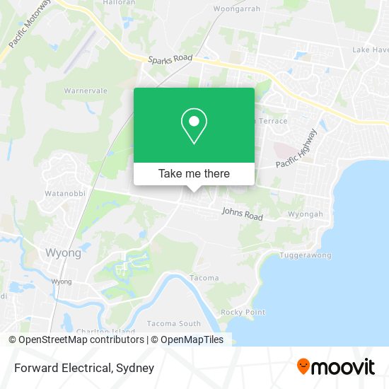 Forward Electrical map