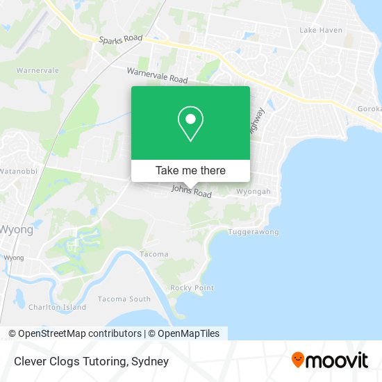 Clever Clogs Tutoring map