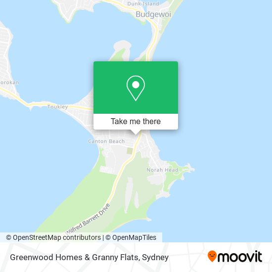 Mapa Greenwood Homes & Granny Flats