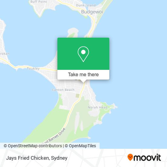 Jays Fried Chicken map
